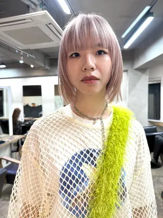 ミディアム カラー 下北沢 soiのヘアスタイル