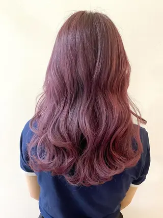 ロング カラー 服部 樹季のヘアスタイル