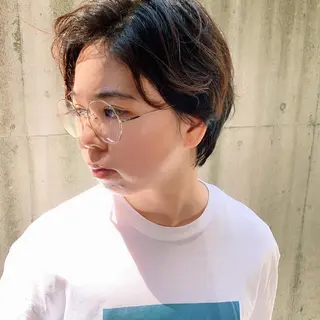 ショート カラー CODE.LINE所属・中川 竜誠のヘアスタイル