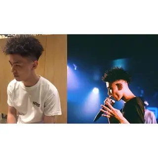 メンズ 🌈圧倒的デザイン パーマ　関和希のヘアスタイル