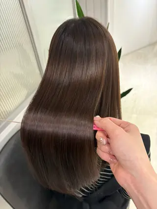 セミロング eN°   by youres hair 飯田橋店所属・髪質改善/レイヤー× 縮毛矯正🤍maiのヘアスタイル