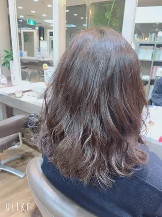 ミディアム パーマ ecru🕊️堀内 眞帆のヘアスタイル