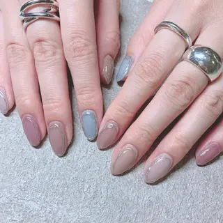 カラー ネイル Cozy_ ilumのネイルデザイン