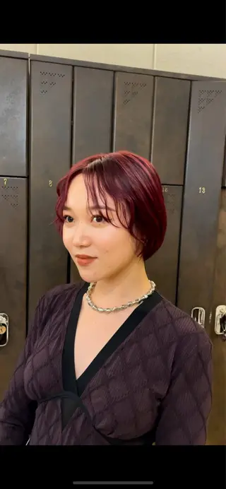 ショート mashu北堀江店所属・似合わせカラー/ 堀江美容室/レミ🎀のヘアスタイル