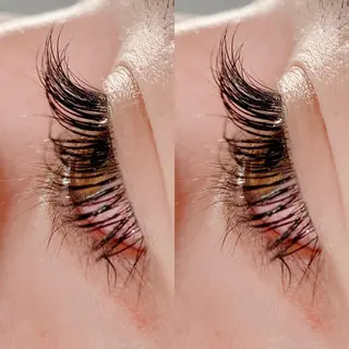 マツエク・マツパ 曲がる縮毛矯正 LIBER 　岩名のヘアスタイル