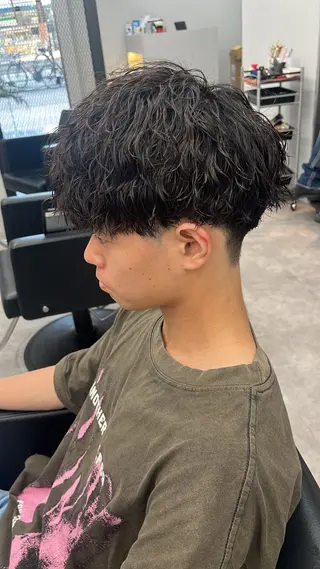 パーマ メンズ men's salon First中崎町店所属・First中崎町 西郡   涼のヘアスタイル