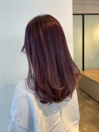 カラー ハイトーンカラー🩵 指名多数💗横山聖奈のヘアスタイル