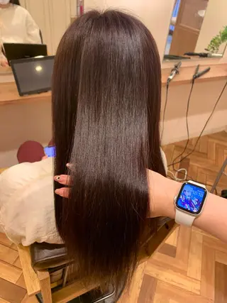 ロング u n aのヘアスタイル
