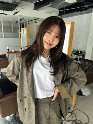 ロング 加藤 悠真のヘアスタイル