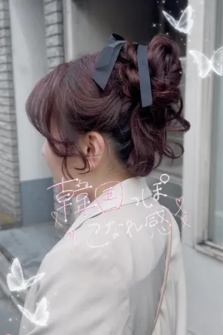 ヘアアレンジ 土田 愛友のヘアスタイル