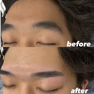 メンズ アイブロウ エサージュオム 新宿店のマツエク・マツパデザイン