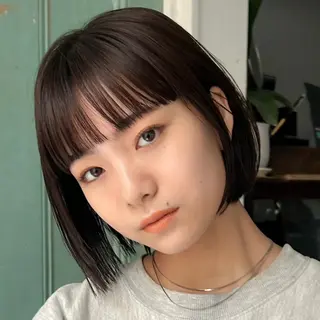 ショート 暖色カラー🧡 ボブ🧚‍♀️マナのヘアスタイル