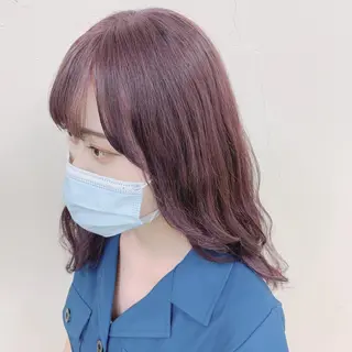 ロング カラー くすみミルクティー／ ブラウン🪡TOWAのヘアスタイル