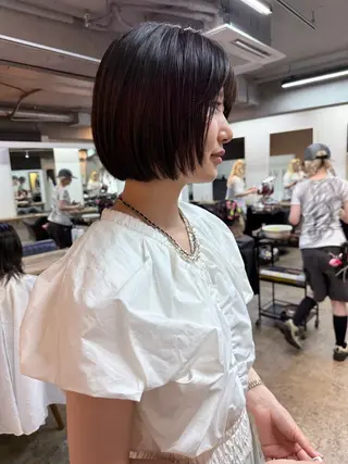 ショート 森貴裕/ベージュ/ パーマ/オリーブのヘアスタイル