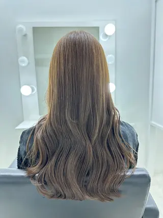 ロング カラー 中河 ななのヘアスタイル