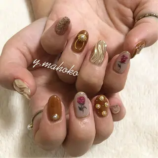 ネイル She nail studio 原宿所属・パラジェル有/ スカルプ/mahoのネイルデザイン