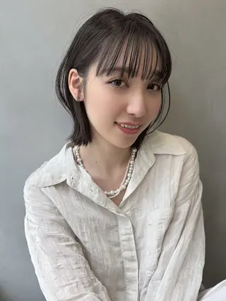 ミディアム 美髪矯正🫧/ 吉田こうすけのヘアスタイル