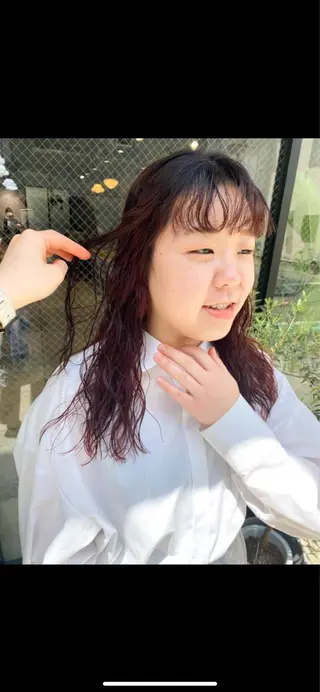 ロング カラー パーマ ヘアアレンジ メンズ キッズ ネイル パーマスタイル🔅 sayacaのヘアスタイル