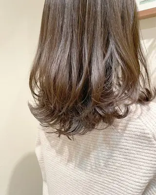 セミロング 💖レイヤー×美髪 💖momoのヘアスタイル