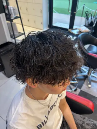 ミディアム メンズ 永田 雄真のヘアスタイル
