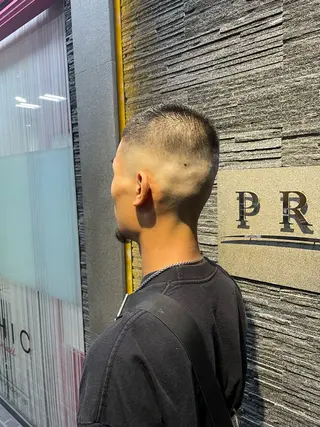 ショート メンズ ヒロ銀座　プレミアムバーバー目黒店所属・ほり たつみのヘアスタイル