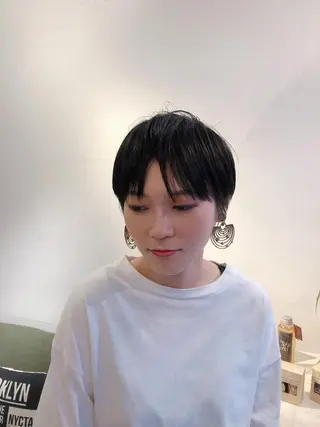 ショート コクブ アキヨのヘアスタイル