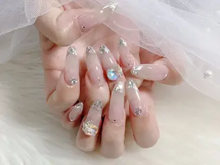 ミディアム Hanaai salon あまねのネイルデザイン