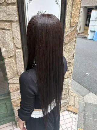 ロング monan新宿店所属・新宿/髪質改善✨ 透明感カラー/須田のヘアスタイル