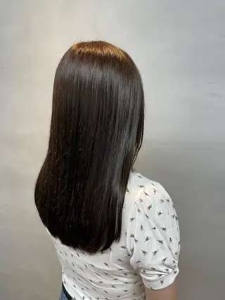 セミロング カラー 女性リピ90%🍨 🩷佐藤みずきのヘアスタイル