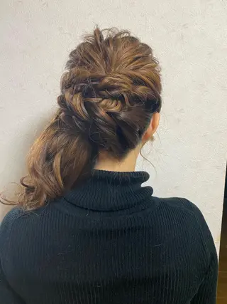 ロング ヘアアレンジ 💫お呼ばれヘア💫 men's✨ともえ✨のヘアスタイル