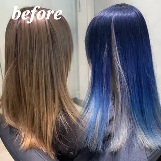 ロング カラー 🦋ブリーチ/カラー 専門Aya💖のヘアスタイル