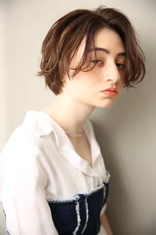 ショート パーマ 代表　土屋ヒロユキ ショートカットのヘアスタイル