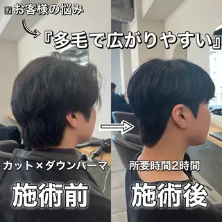 ショート パーマ メンズ 🏆メンズヘア特化 🥇代表りんぺーのヘアスタイル