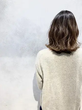 ミディアム カラー 森田 尚貴のヘアスタイル