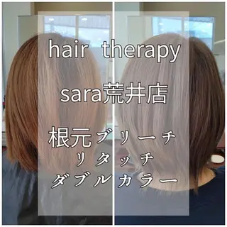 ショート カラー パーマ メンズ キッズ マツエク・マツパ sara 荒井店のヘアスタイル