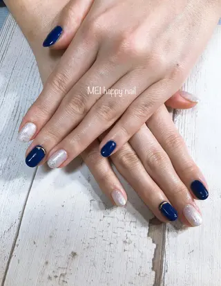 ネイル 北浦和 自爪育成ケアのネイルデザイン