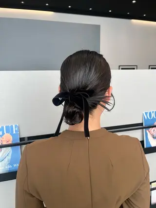 ミディアム ヘアアレンジ 透明感カラー/ レイヤーkotonoのヘアスタイル