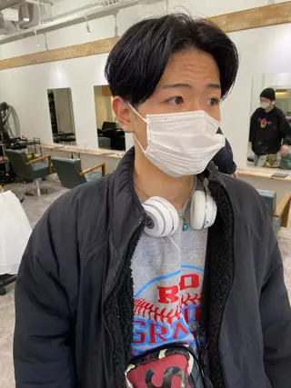 ショート カラー 森貴裕/ベージュ/ パーマ/オリーブのヘアスタイル