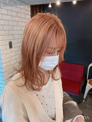 ミディアム カラー ヘアアレンジ stylist/蛯谷 珠里のヘアスタイル