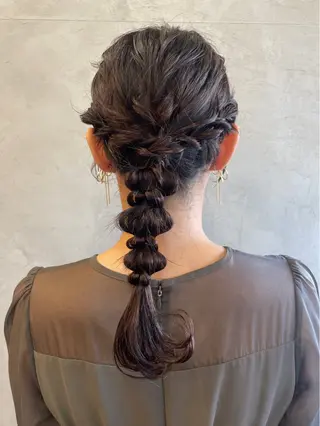 ヘアアレンジ 博多ブリーチ /Ririkaのヘアスタイル