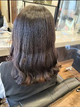 ミディアム カラー 関口 友菜のヘアスタイル