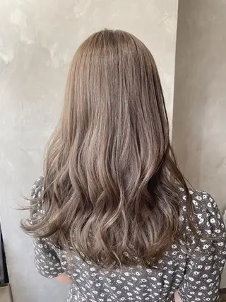 ロング カラー 梅田美容室 山崎海波のヘアスタイル