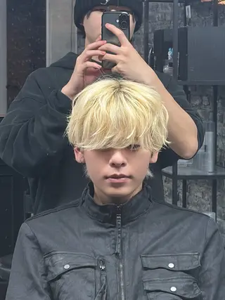 ショート カラー MEN'S salon HYPE所属・フジイ カナウのヘアスタイル