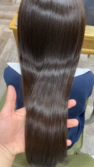 ロング カラー 飯田 雷晟のヘアスタイル