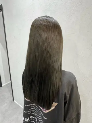 ロング カラー Salon de Qualia(サロンドクオリア)所属・ハイトーン/外国人風 カラー/メンズパーマのヘアスタイル