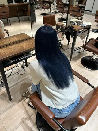 セミロング 韓国ヘア/顔周り ヘアセット/加藤優里のヘアスタイル