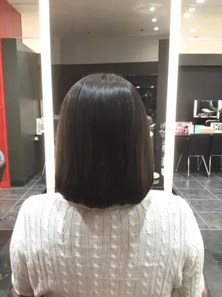 ミディアム Annon プライベートサロンのヘアスタイル