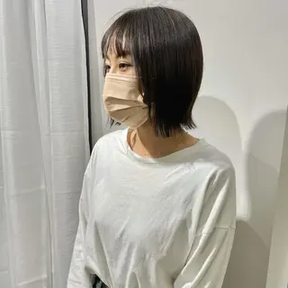 ショート カラー レイヤーパーマ＊ 顔まわり似合わせのヘアスタイル