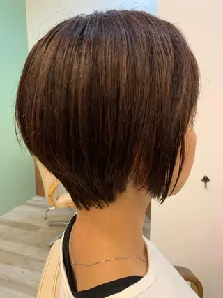 ショート カラー 似合わせカット得意 仁井亮のヘアスタイル