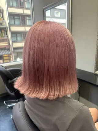 ショート Milk Tea YUNAのヘアスタイル